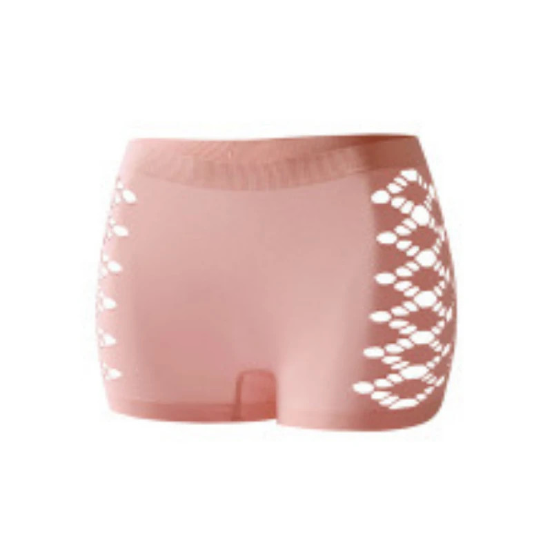 Comfortable Breathable Hollow Out Mid-waist New Knit Women’s Boyshort Panties