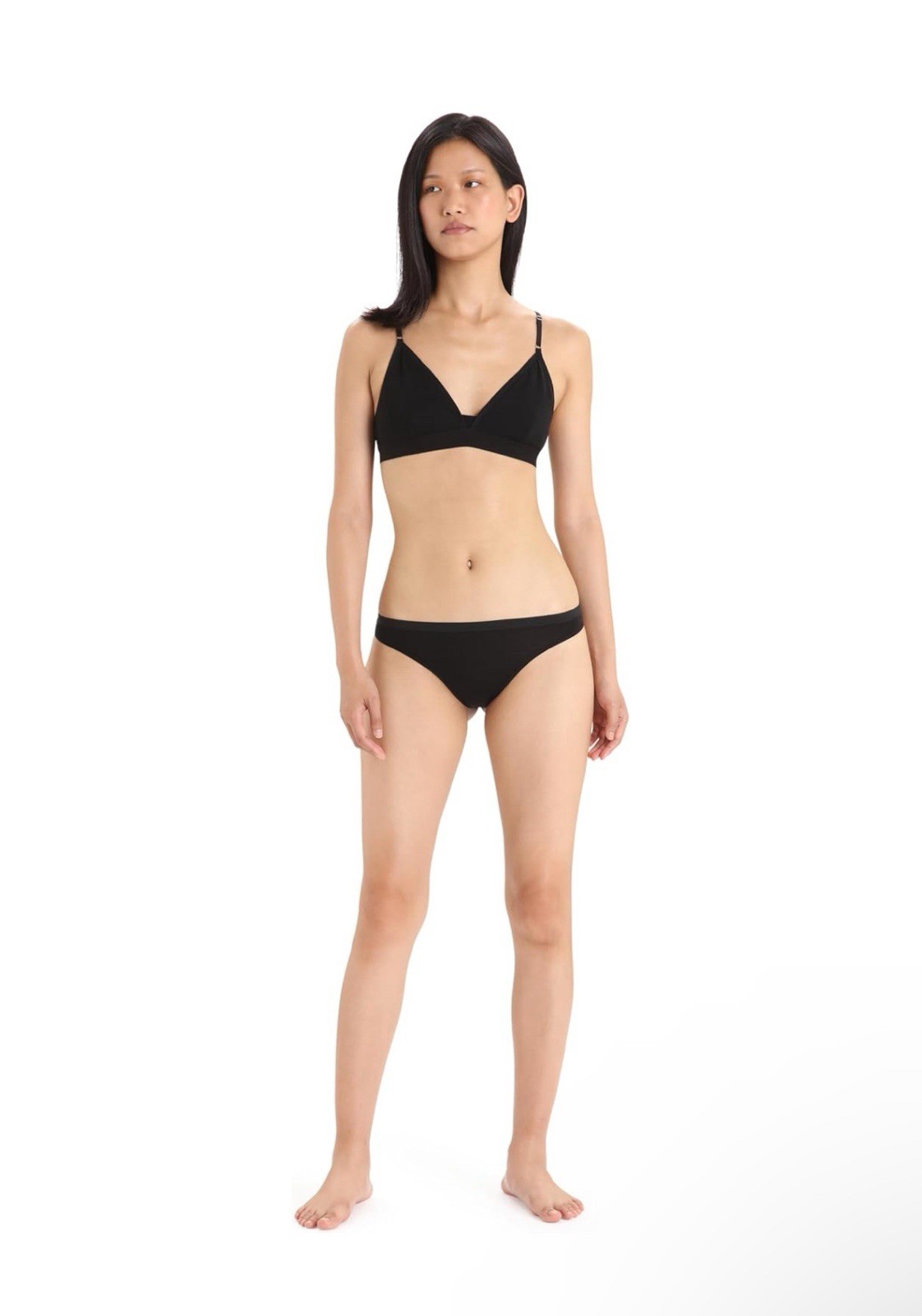 Icebreaker Women’s Merino Siren Thong Underwear – Black – X-Small