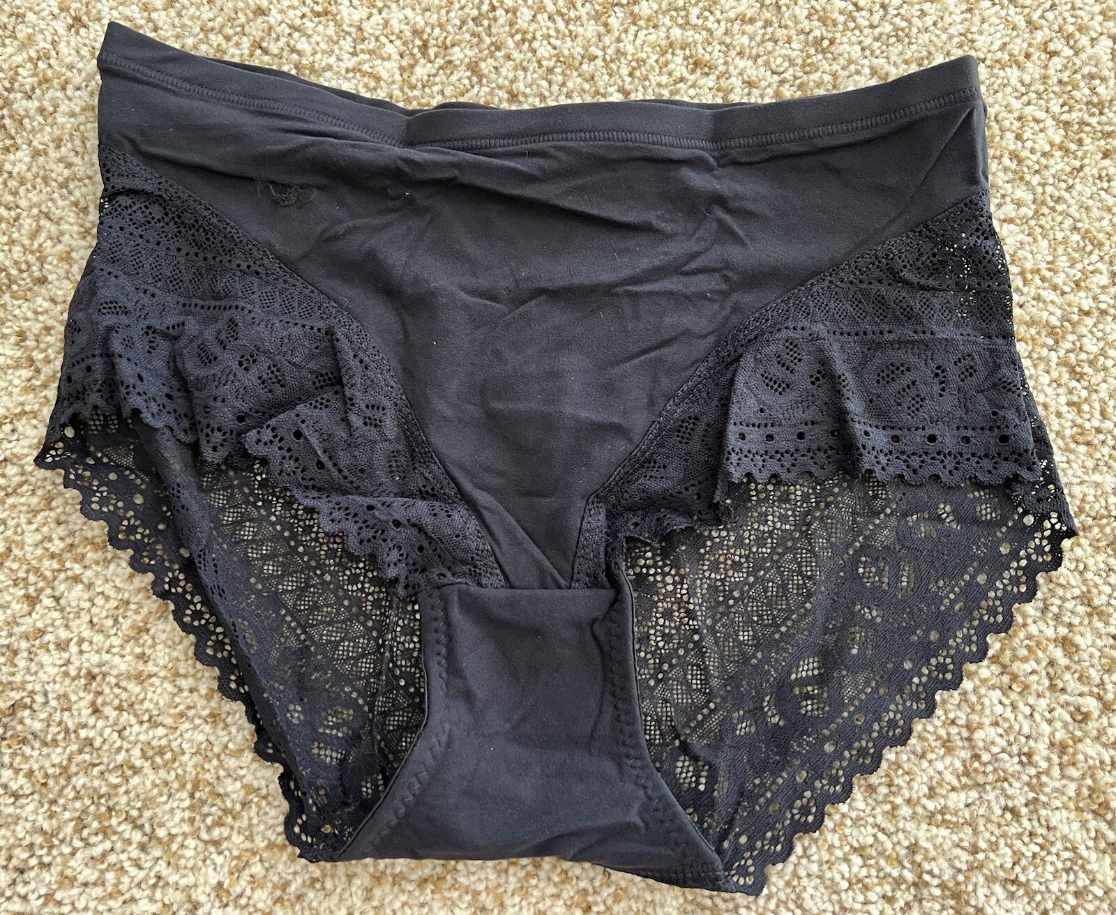 Women’s Underwear Black Size 0XL