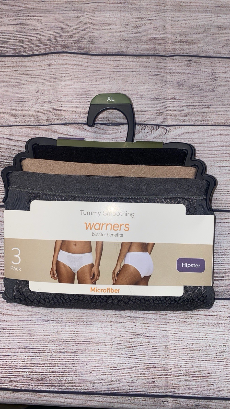New Warners Hipster Tummy Smoothing 3 Pack Panties Womens 16/18 XL