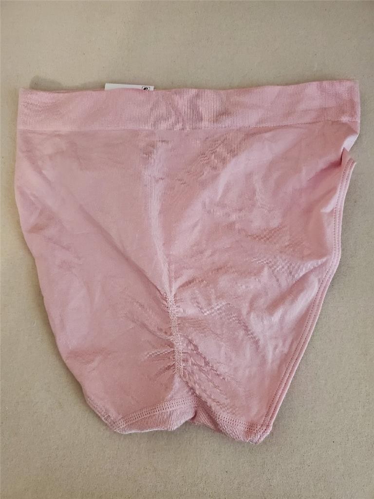 NWT WACOAL B-SMOOTH NYLN/SPANDX HI-CUT BRIEF PANTIES ROUCHED 834175 670 PINK S