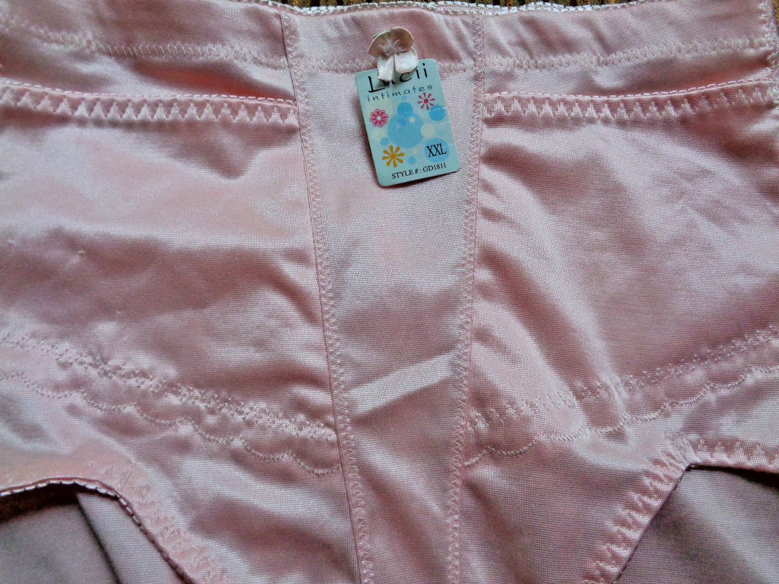 NWT Pink LUCII INTIMATE SPANDEX UNDERWEAR PANTIE GIRDLE XXL STYLE GD-1811