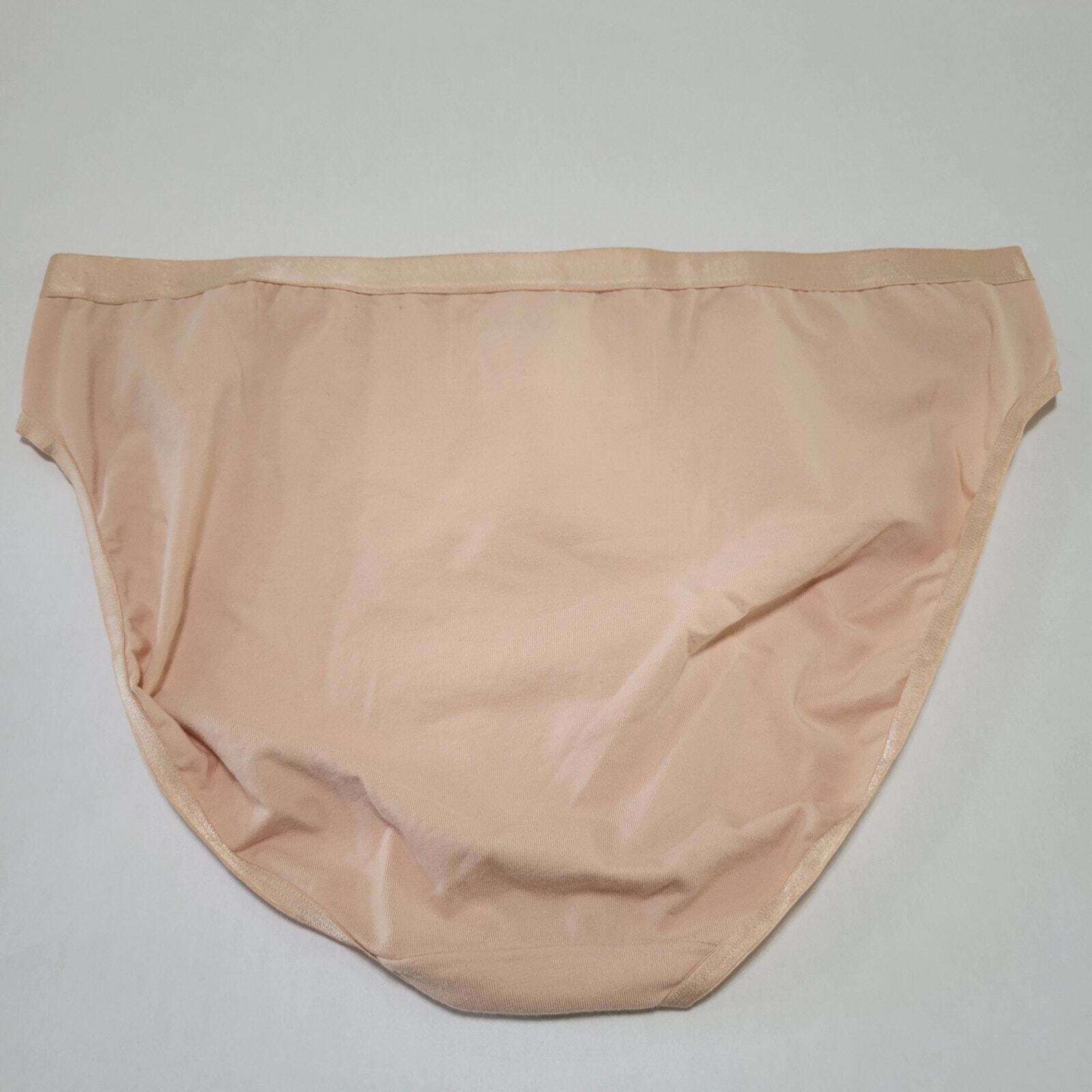 Jenni Women’s Hi-Cut Bikini Underwear Panties Chai NWT Plus Size XXXL