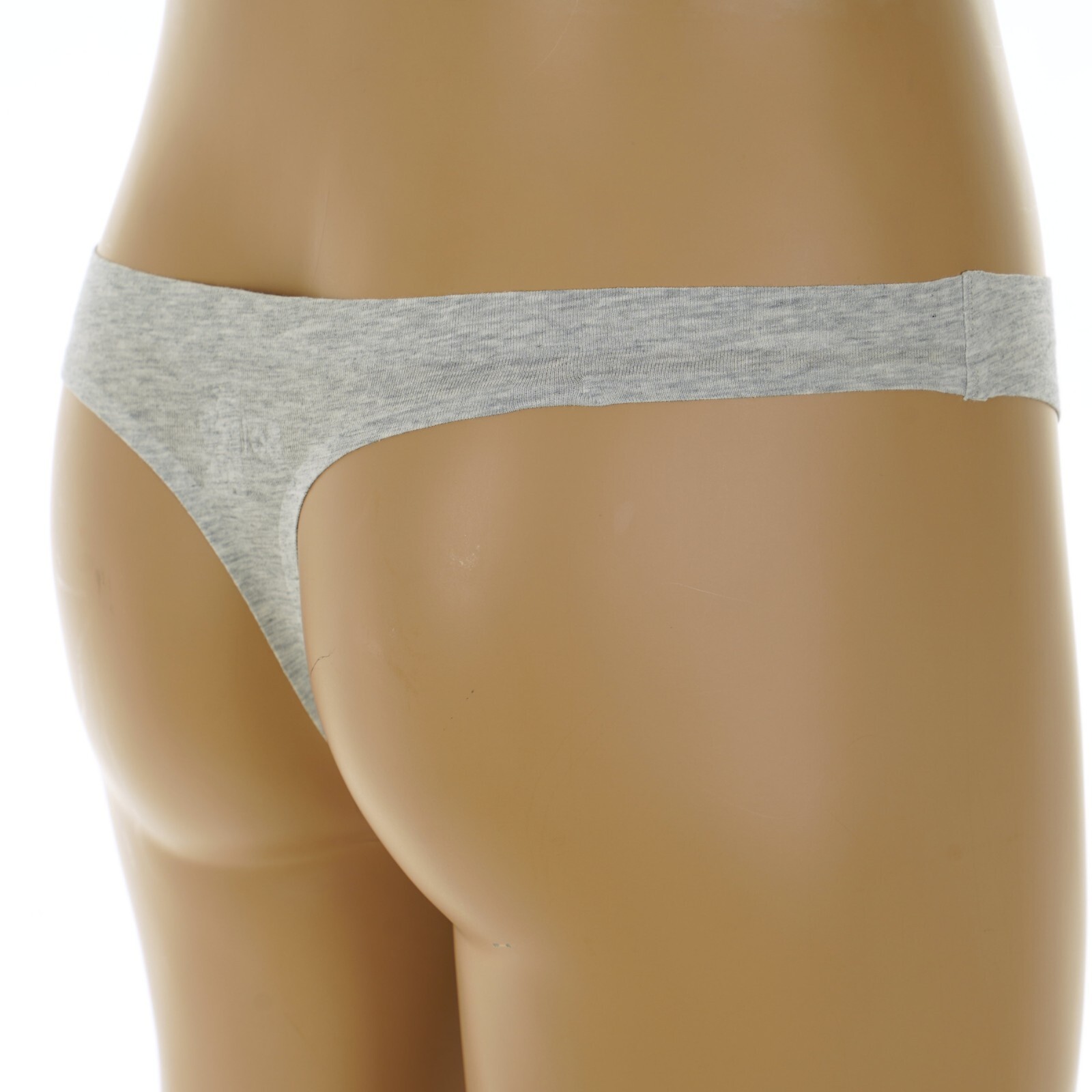 SO INTIMATES Junior’s Size 15-17 X-LARGE Heather GREY THONG Panties #SO83-005