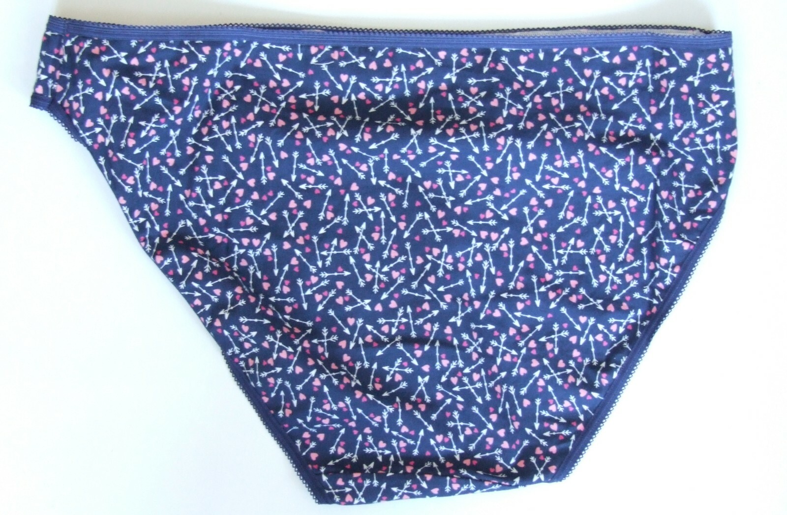 EX Chainstore size 20 High Leg knickers panties briefs cotton rich Blue