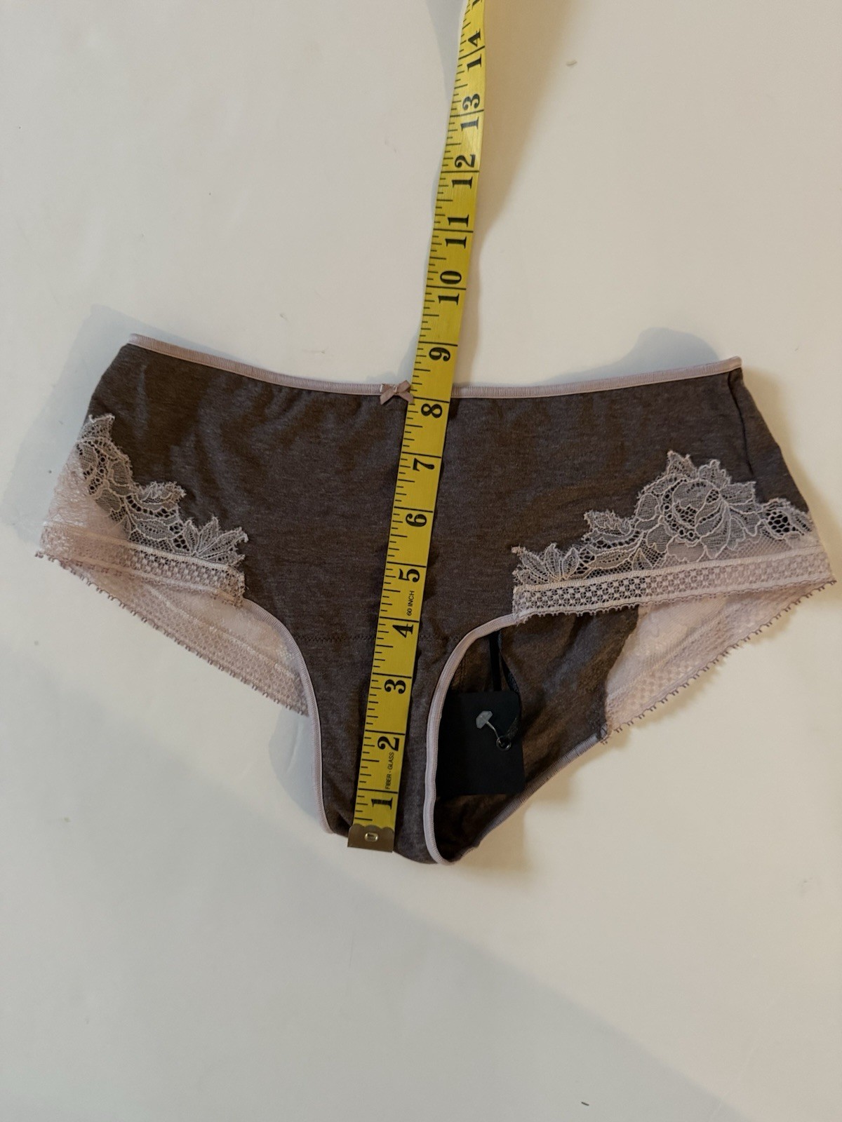 NWT Wild Orchid Brown Laced Panties Size XS Fits S