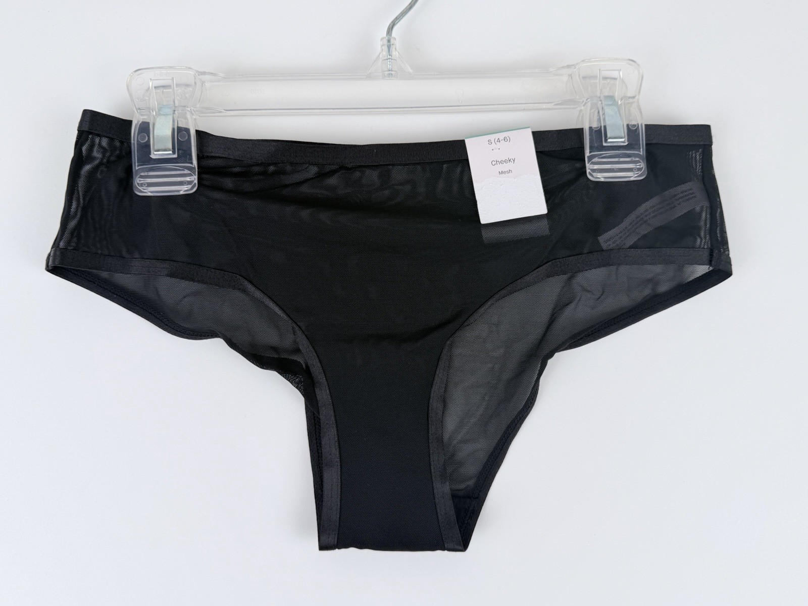 Auden Women’s Cheeky Panties Black – Size SMALL (4-6)