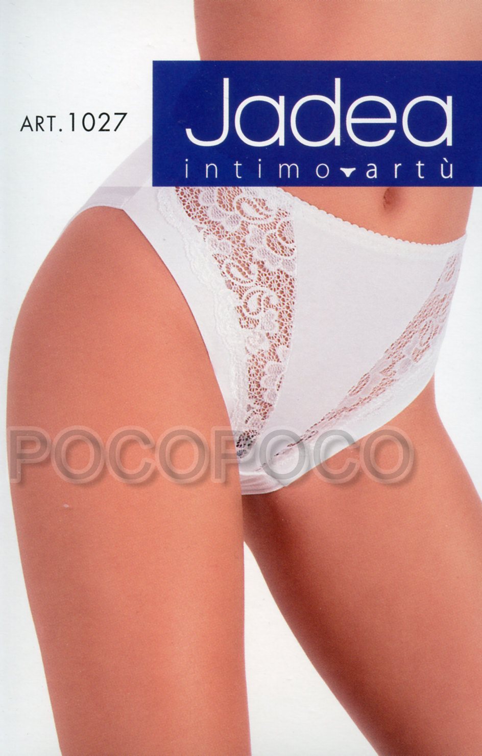 Jadea 1027 Stretchy Lycra Lace High Waist Briefs for Women