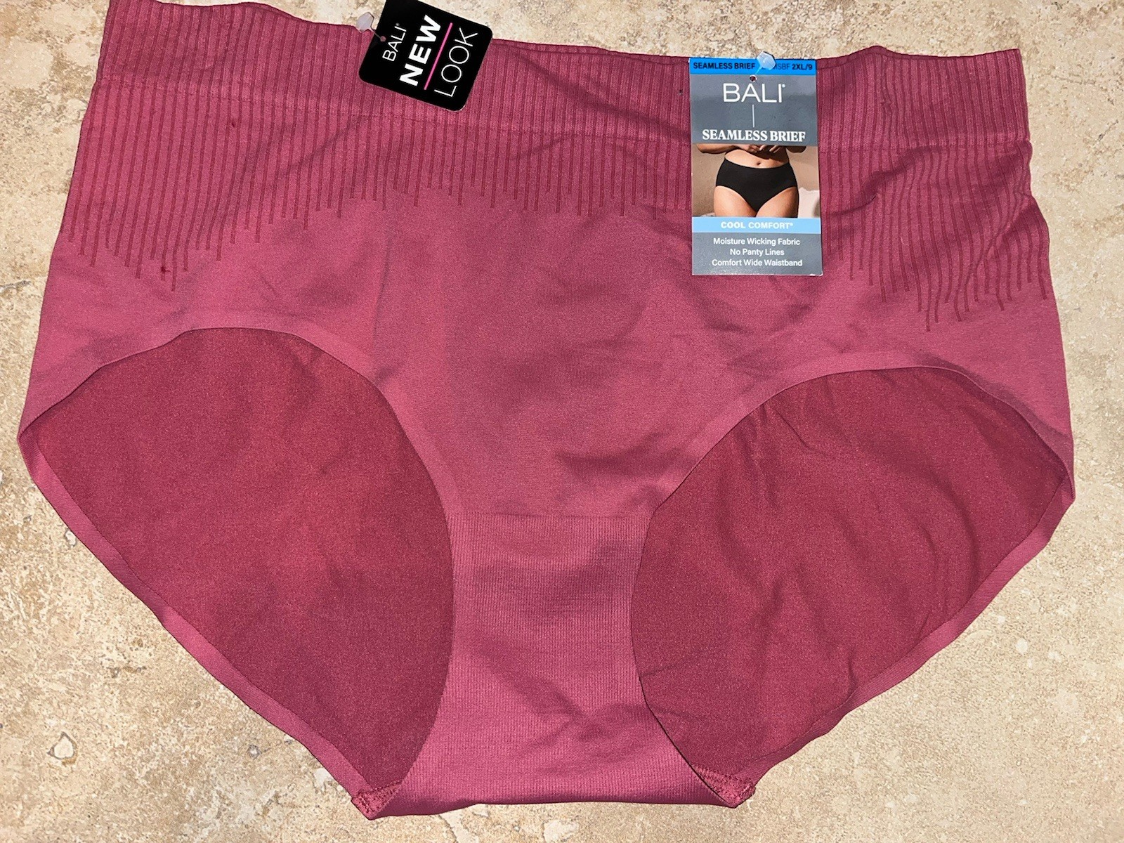 NWT Bali Comfort Revolution Modern Seamless Brief Panty 2XL 9 DFMSBF