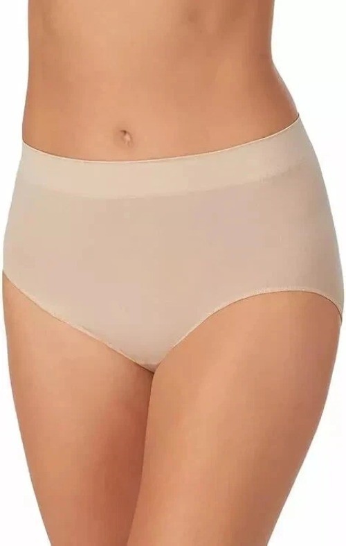 NWOB 10 Pack Carole Hochman Women’s XL Black Beige Seamless Brief J1896