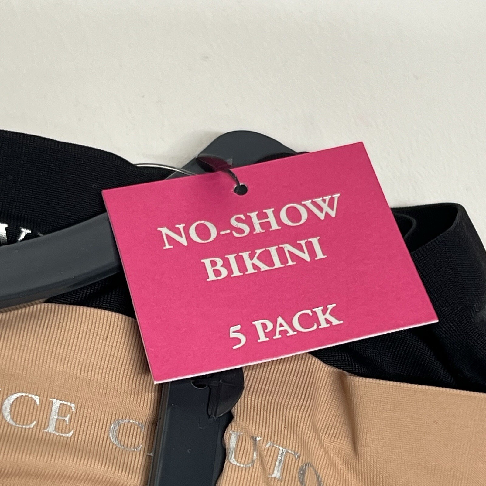 Vince Camuto ~ Womens No Show Bikini Underwear Panties 5-Pack Size Large