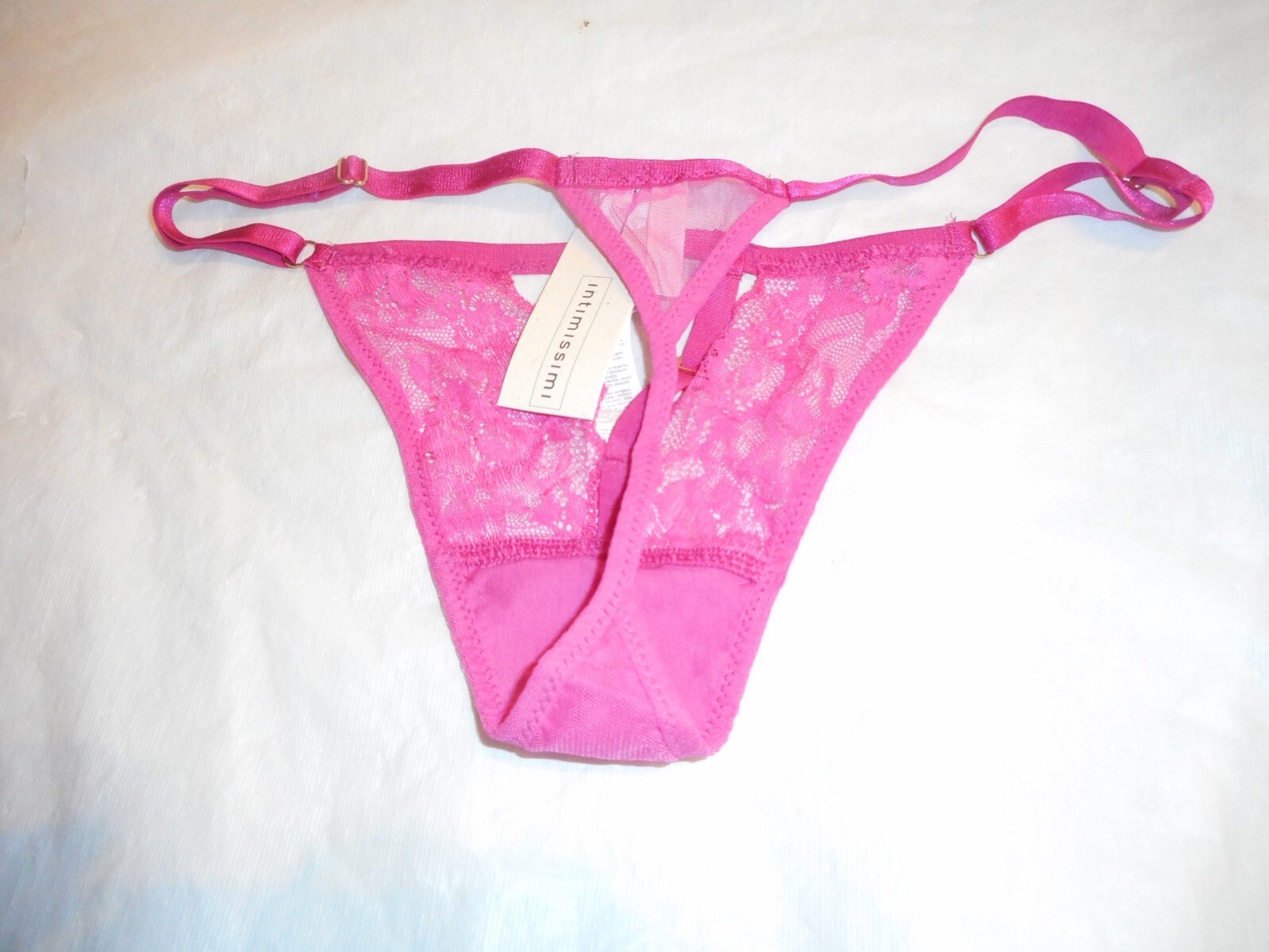 Intimissimi Women’s Valentine Pink Thong Panty One Size Fits All