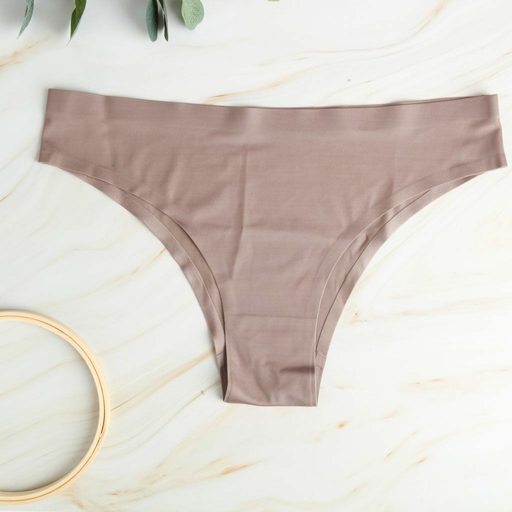3X/6X Women Ice Silk G-string Briefs Panties Seamless Thongs Underwear Lingerie