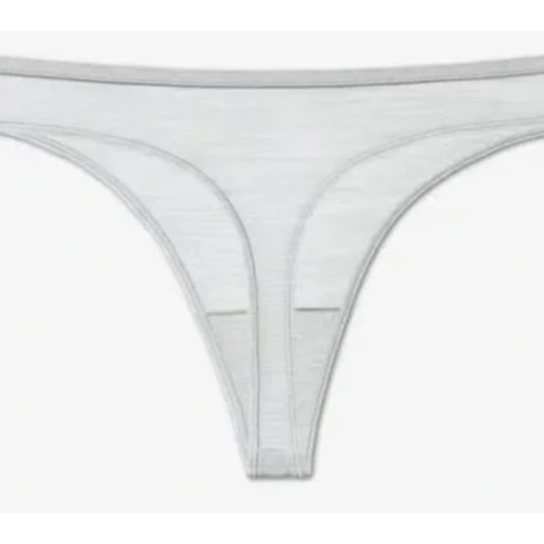 Allbirds Women Trino Thong Underwear XS Tencel Merino 1 Pair Wool Peppercorn