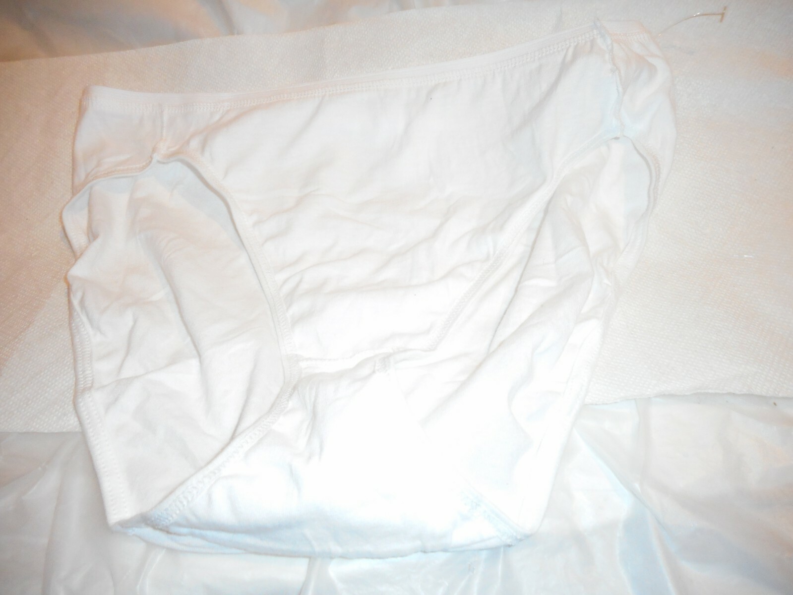 1 Hanes White Brief Panty SIZE 9
