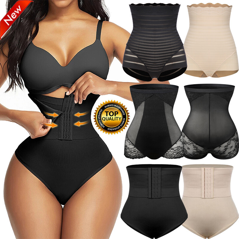New Womens Sexy High Waist Stretch Tummy Control Body Shaper Panties Underwear $