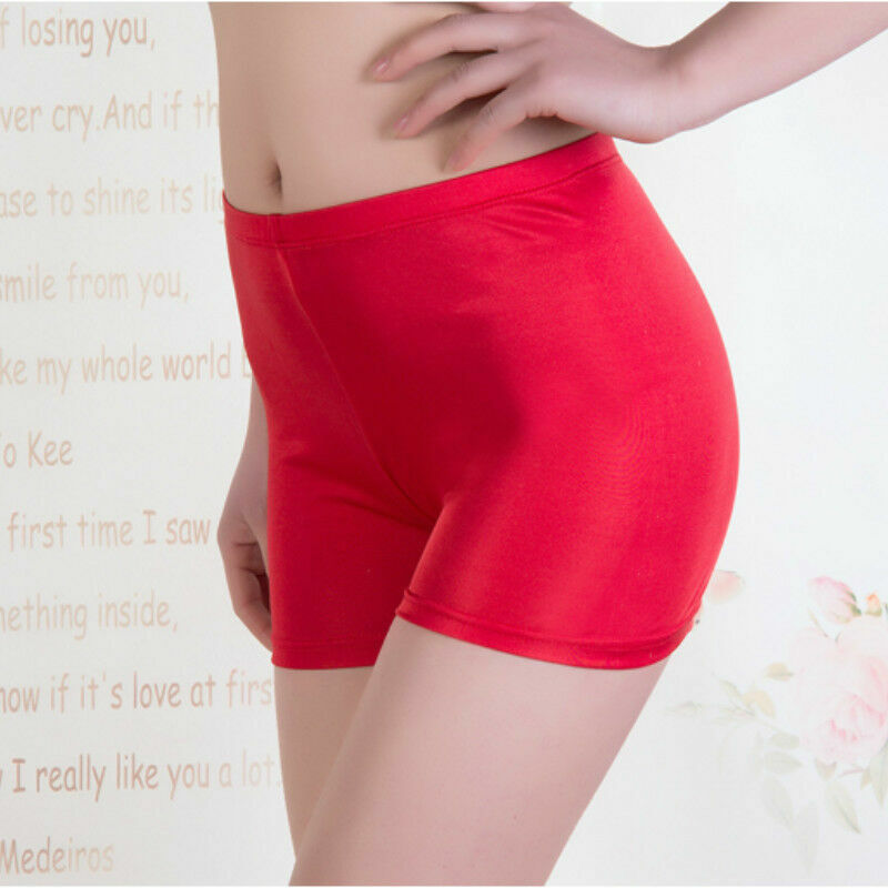 Women Knitted 100% Pure Silk Knickers Boxers Panties Underwear Underpants Beige
