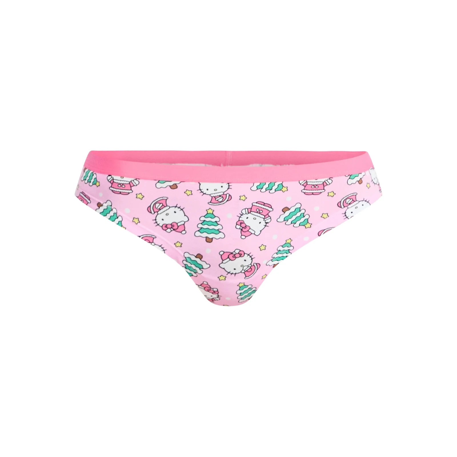 Hello Kitty Women’s Christmas Cheeky Panties, 3-Pack Size L(12-14)