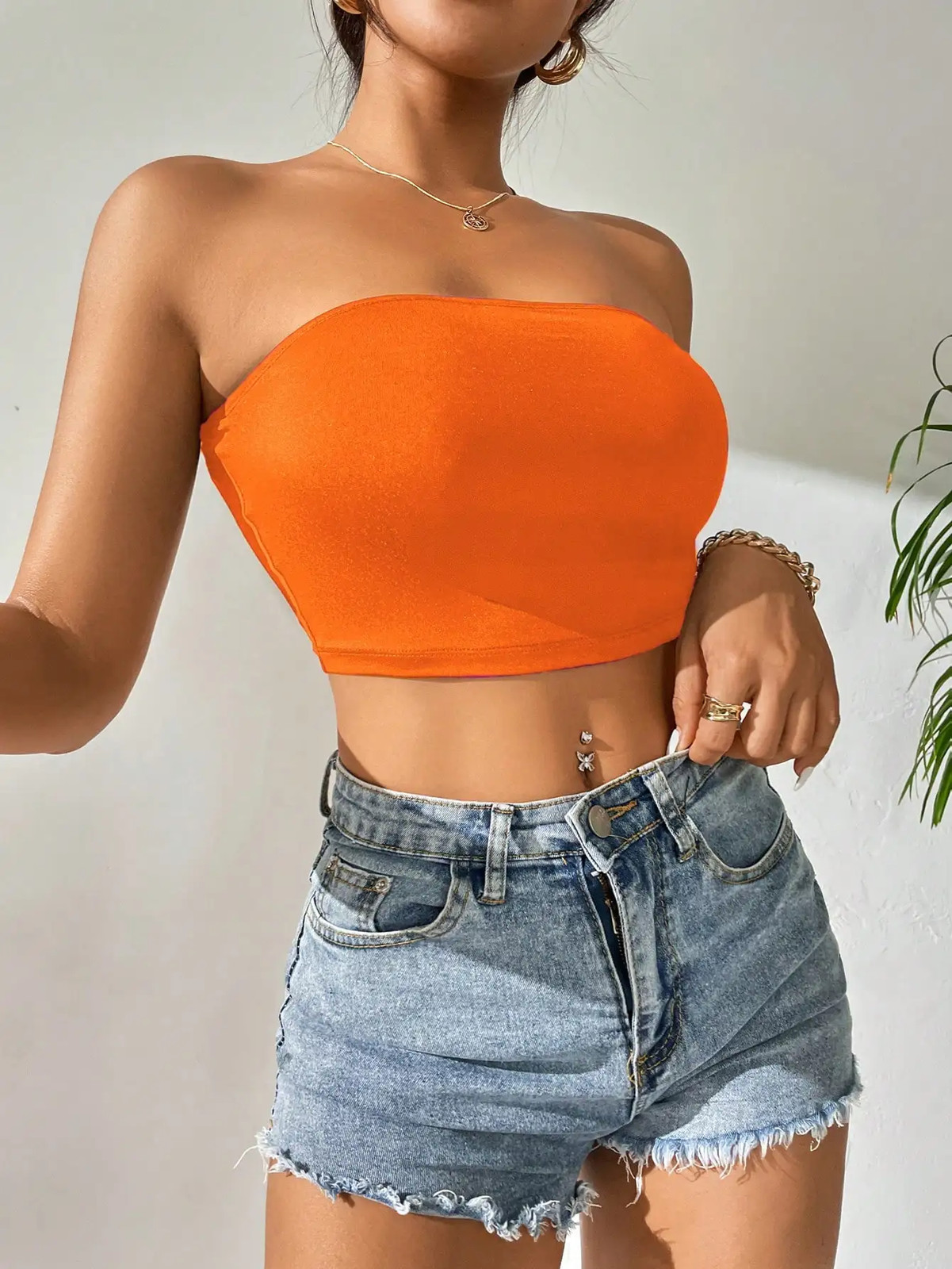 Plus-size seamless ice silk top breast women spring summer thin breathable sexy