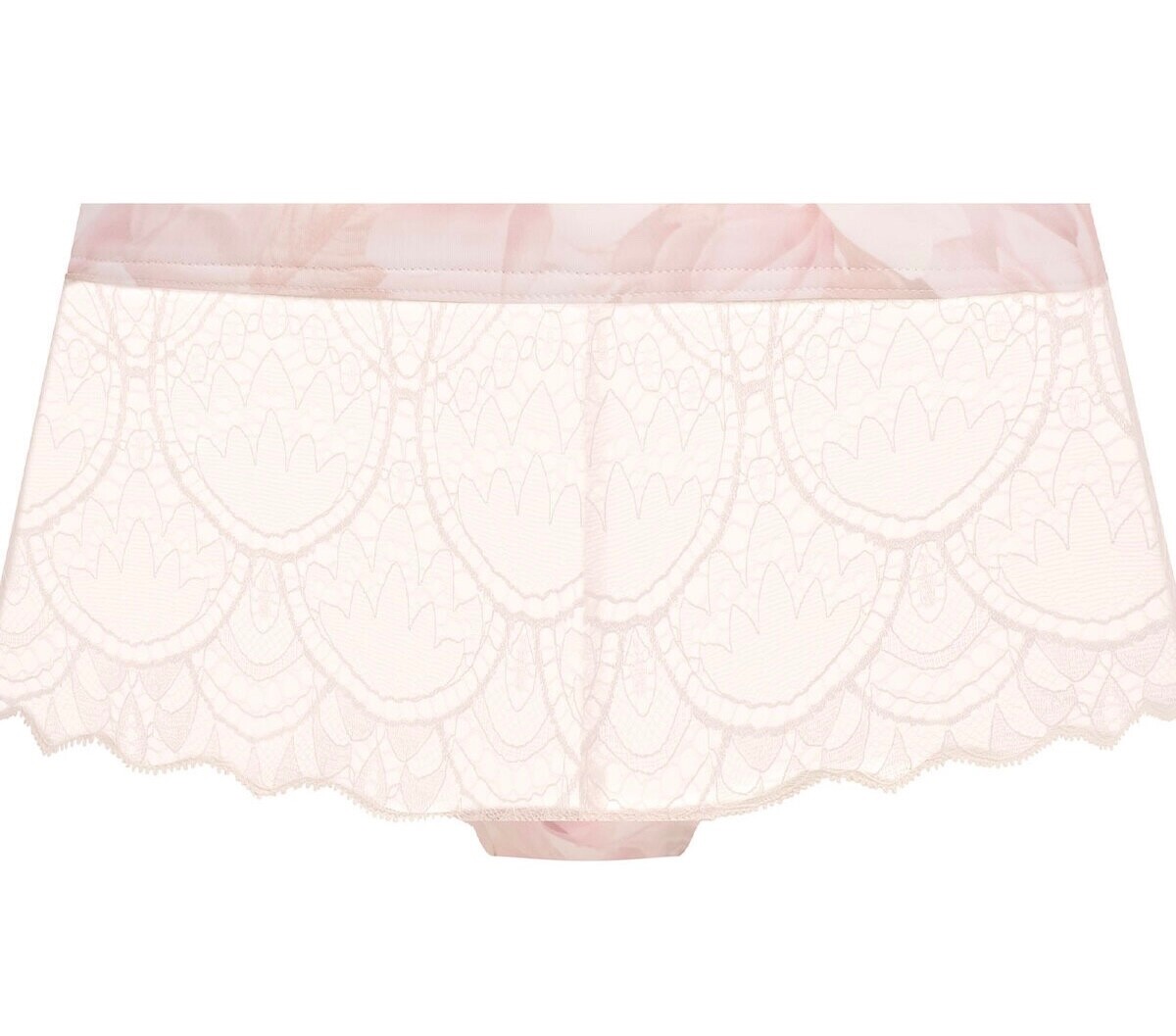 Fantasie Olivia Short Brief Dusk Pink Floral Size L 14 16 Knickers Lace 3186