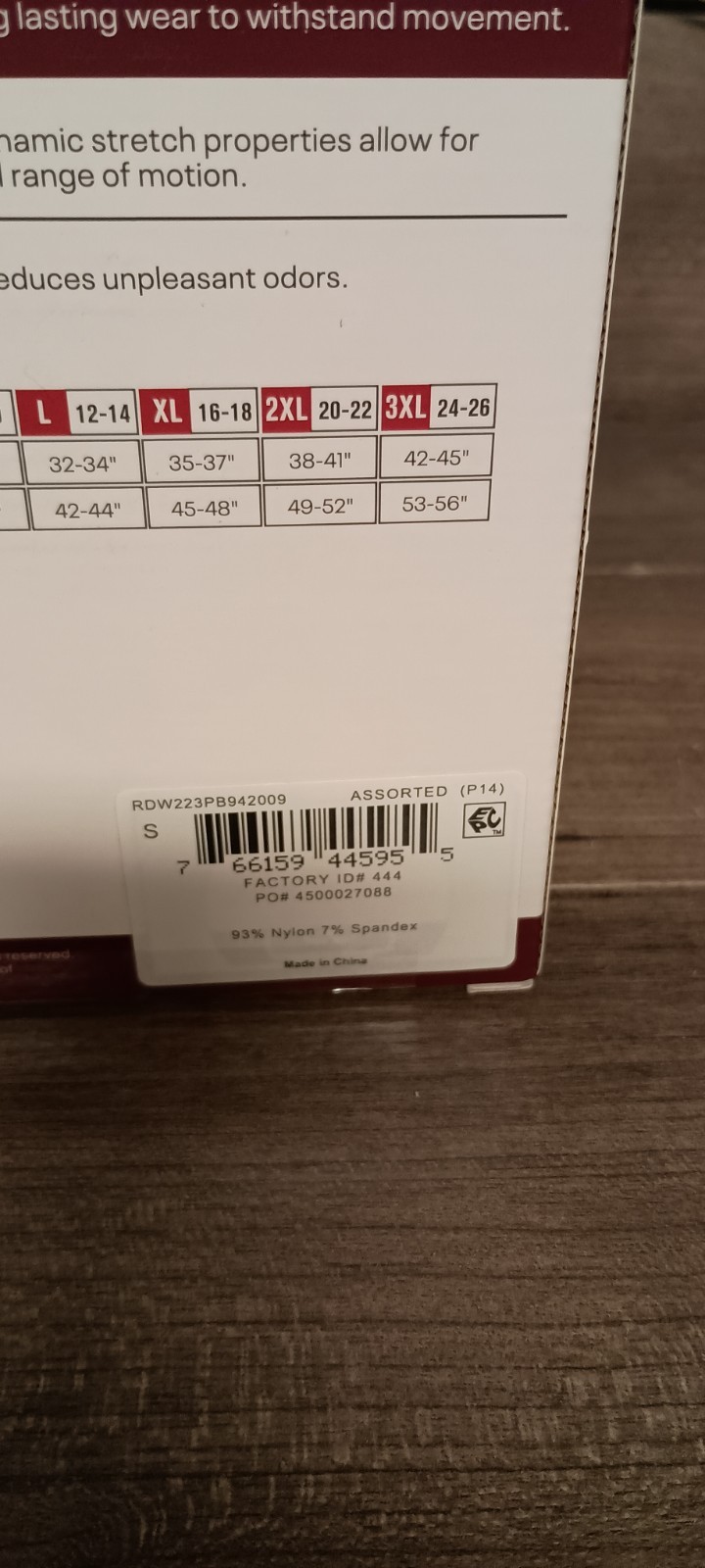 Reebok Women Pack of 6 Seamless Boyshorts Size Small Brand New Color Variety