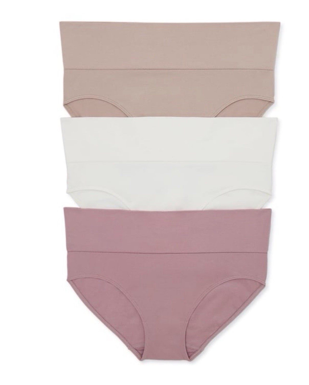 Destination Maternity Women’s Foldover Panty, 3-Pack, Color Multi, XL