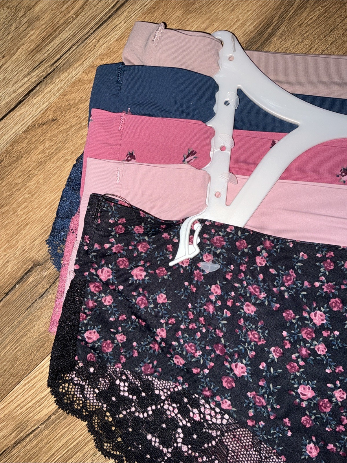 Jessica Simpson MultiColor Ultra Flirty Hipster Panties 5 Pair SZ Large NWT $60