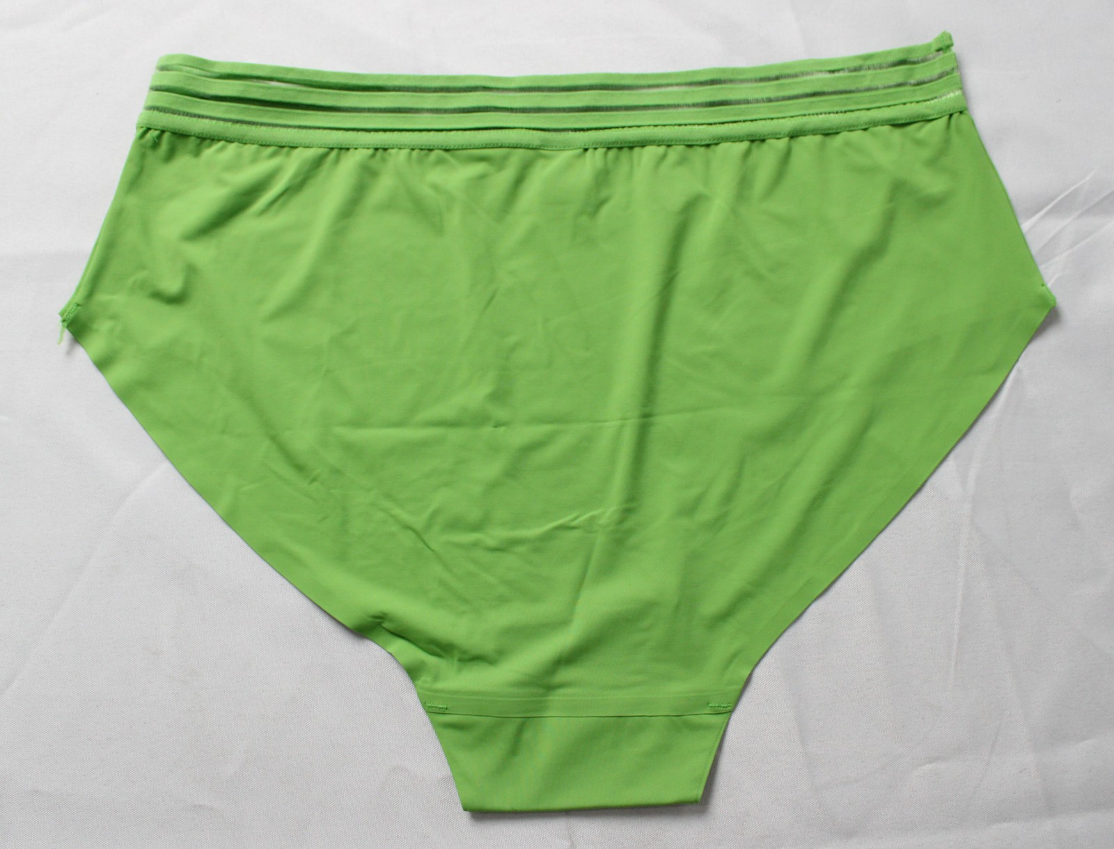 Ashley Stewart Women’s Sheer Waist Microfiber Briefs DH3 Foliage 18/20 NWT