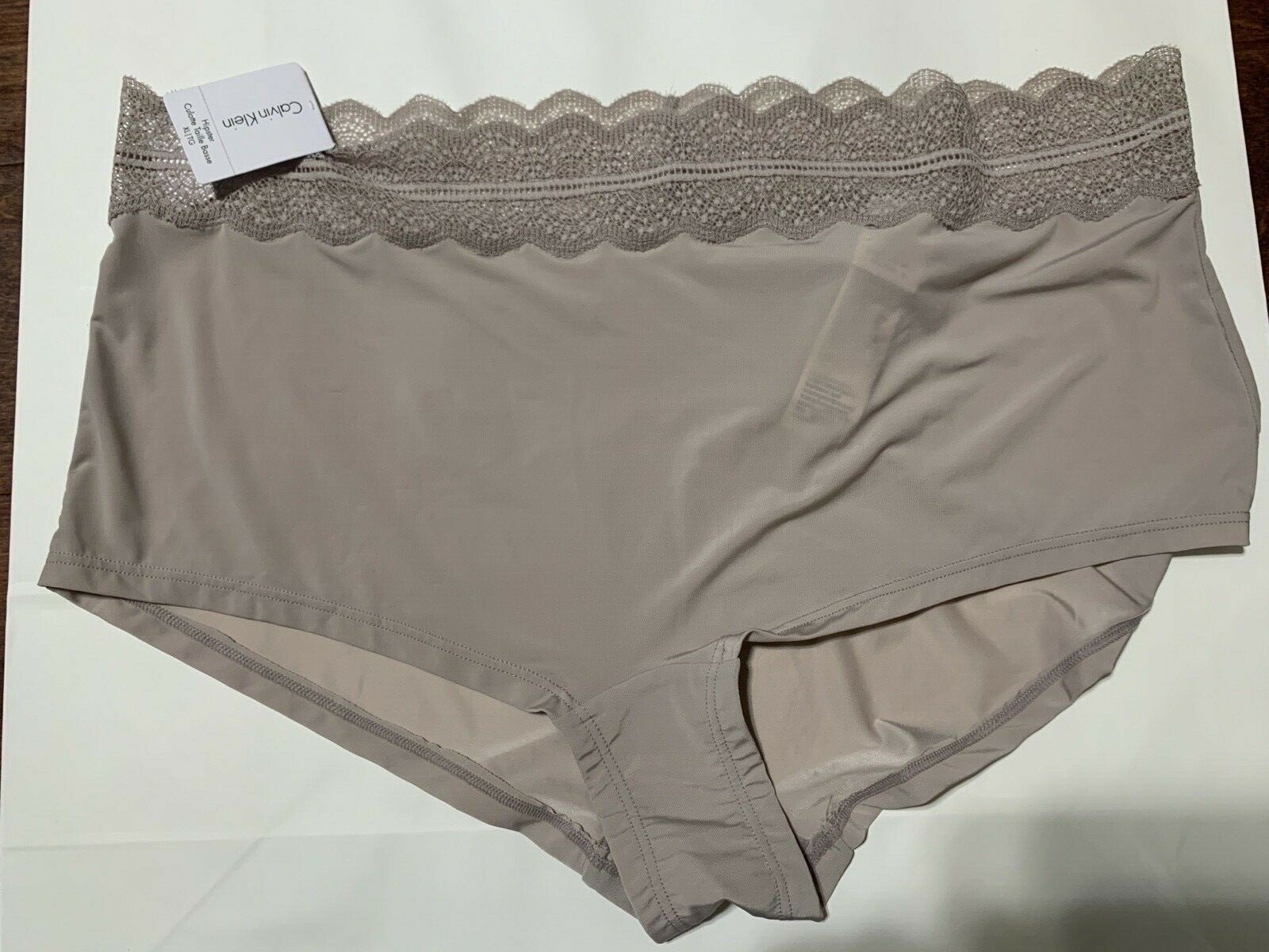 NWT Calvin Klein WOMEN’S(X-LARGE) CULOTTE TAILLE BASSE HIPSTER QD3781-280