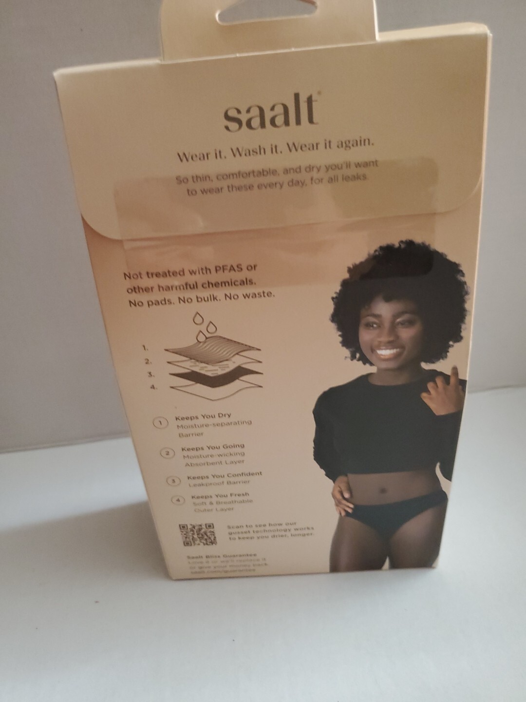 Saalt Leak Proof Women’s Period Underwear Regular Absorbency – Super Soft Modal