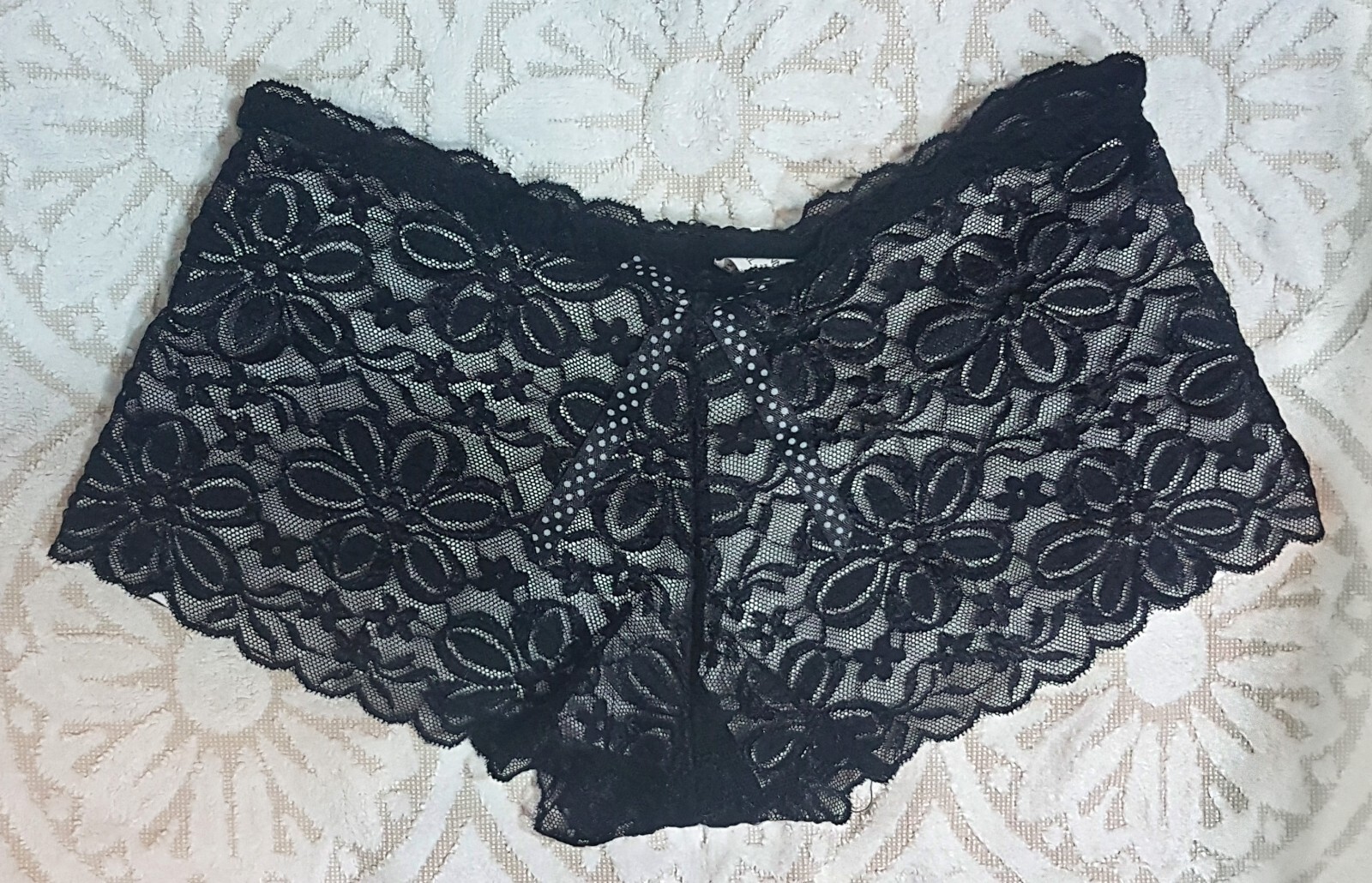 NEW Boyleg Lace Black Underwear Size XS