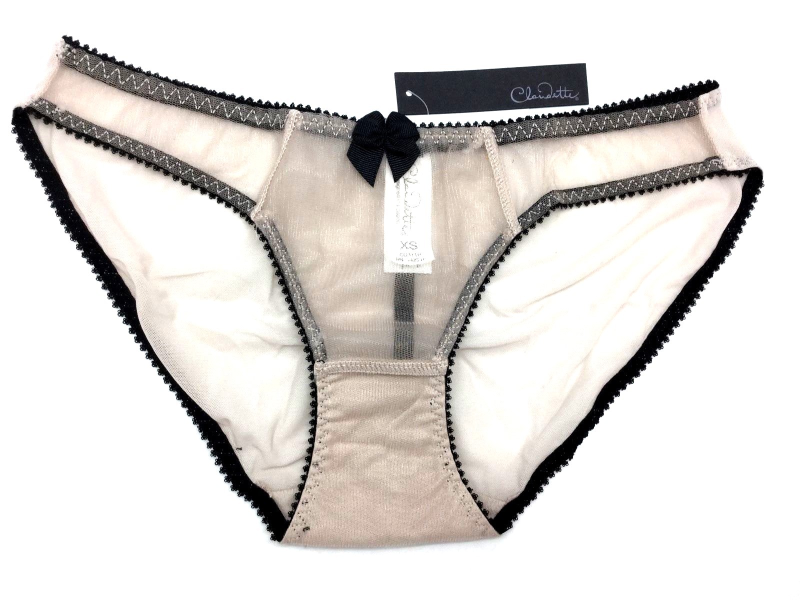 Love Claudette Dessous Mesh Bikini Panty Briefs Lingerie Panties Blondie Black