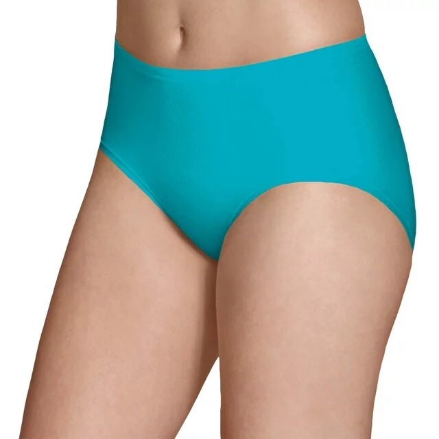 Fruit of the Loom® Women’s Breathable Micro-Mesh Low-Rise Brief Panties – 4 Pack