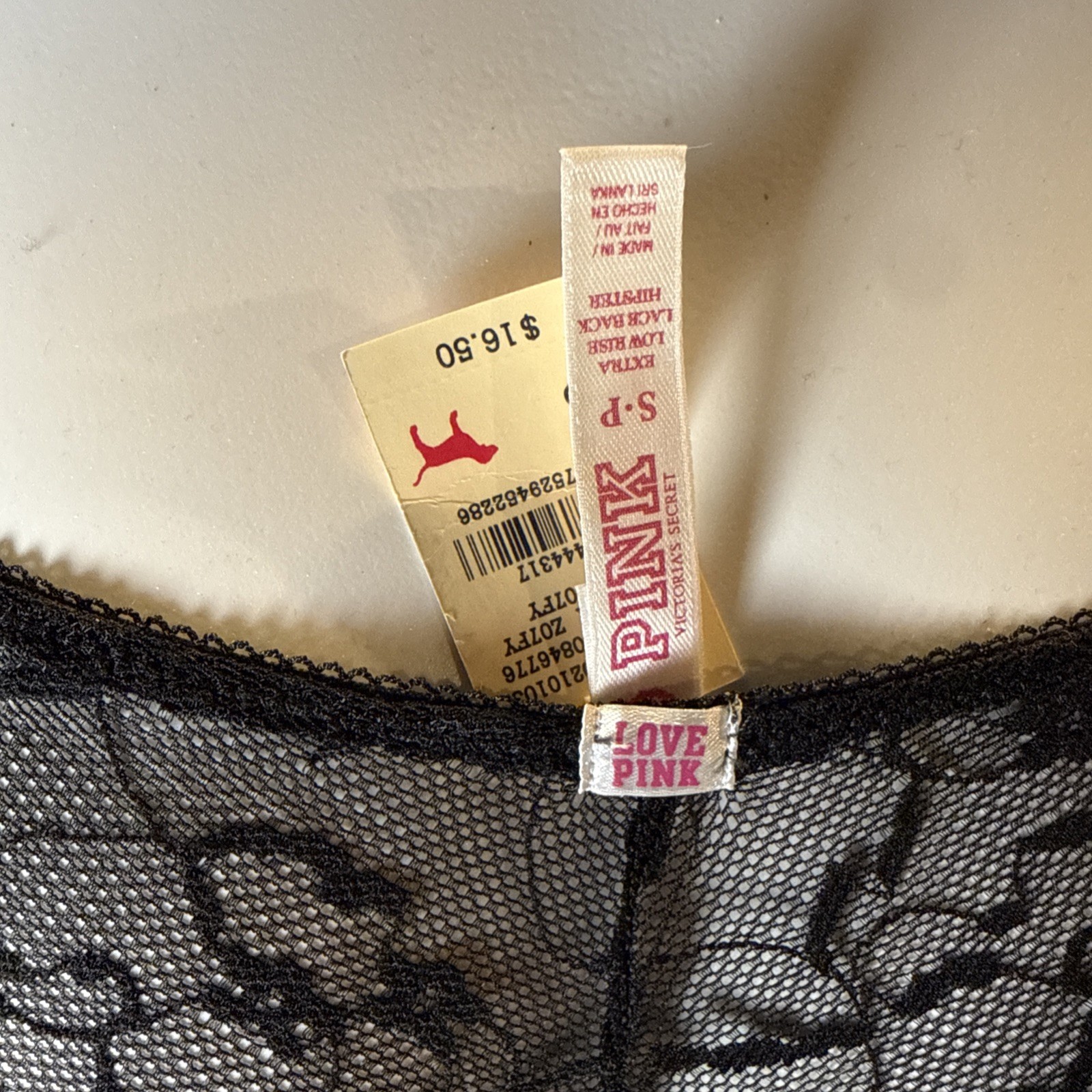 NEW Victoria’s Secret VINTAGE 2011 PINK Fashion Show Bling Hipster Panty Small