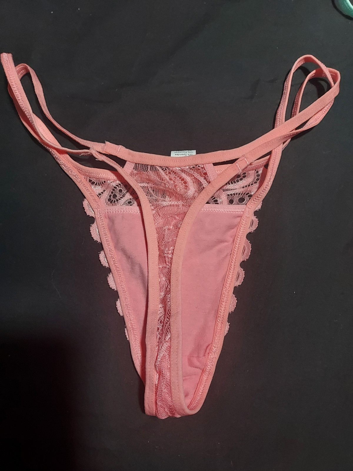 Set Of 8 Womans Laced Thongs, Laced Cheeky Underwear Size Xl Neww With Tags.