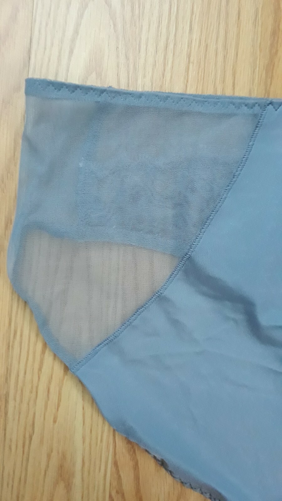 NWT Lauma Lingerie EUR 44 Large Topaz Grey Briefs Embroided Panties Milavitsa