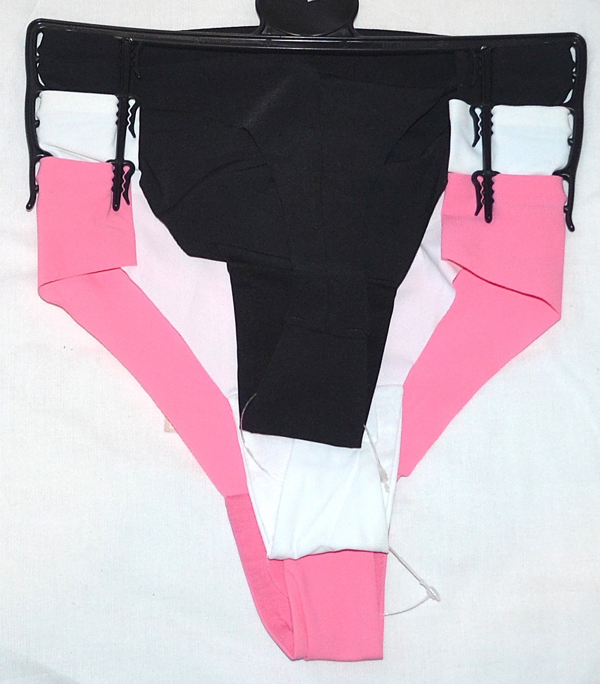 LADIES M&S BODY 3 PACK NO VPL THONGS KNICKERS SIZE 12 MULTI BNWT T614904 .