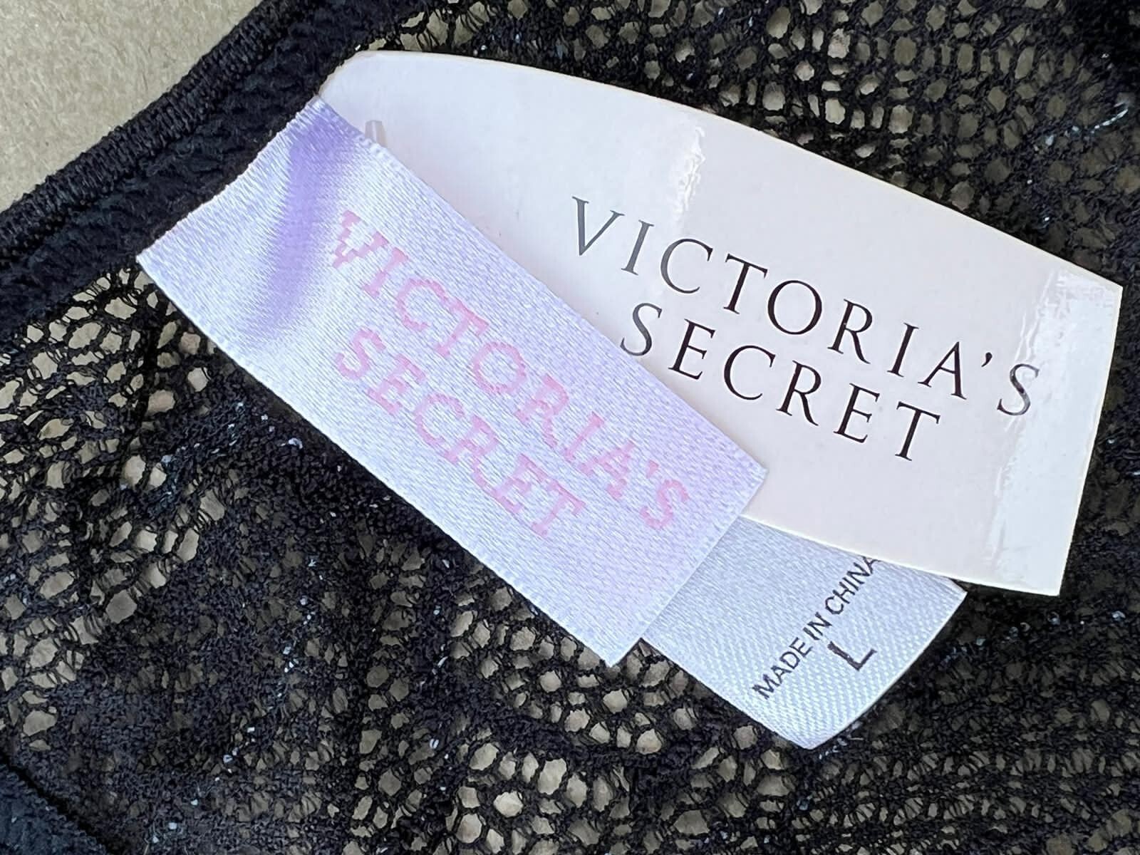 Vintage Victoria’s Secret Butterfly Thong Vstring Panties L NWT RARE