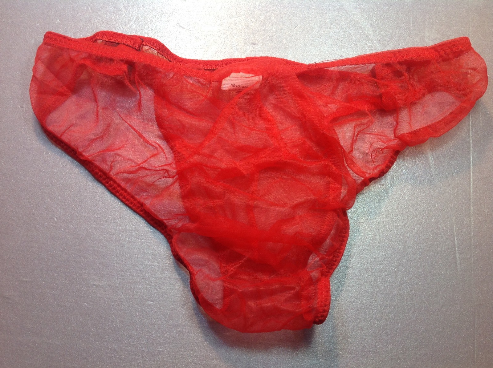 Women/Men’s Panties,USA,opens Completely,2 tape Snaps,size XL/1X, Red Gauze