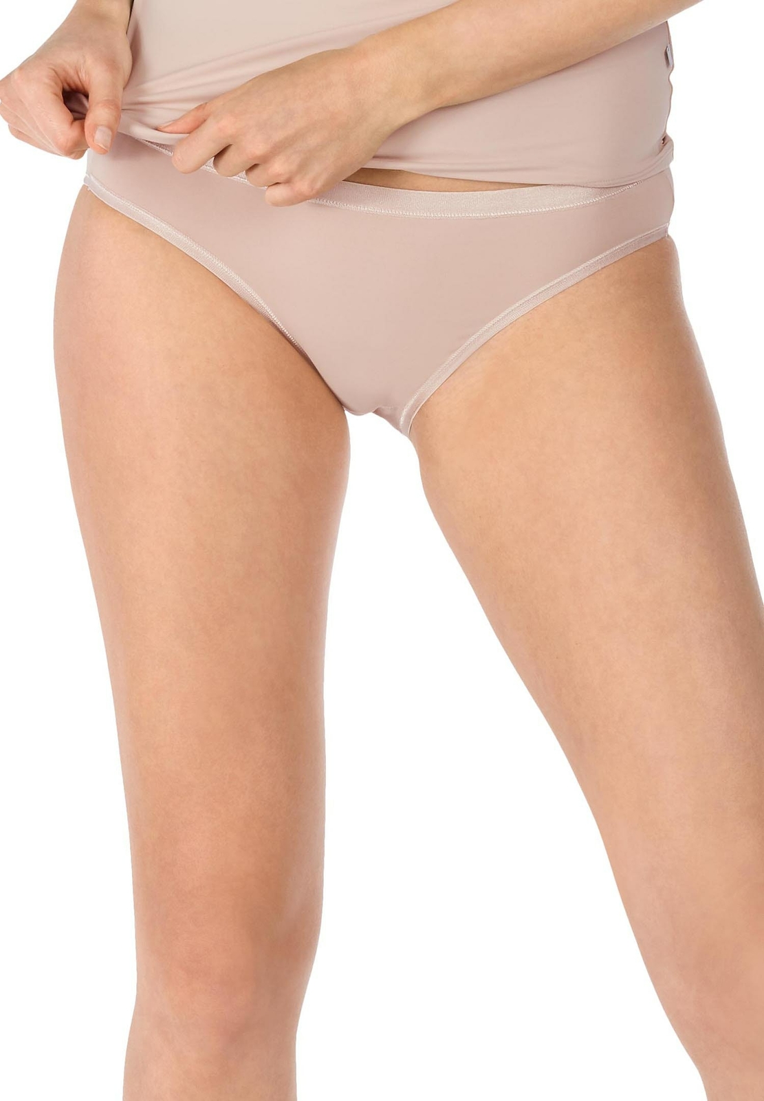 Huber Womens Waist Briefs 2 Pack Be Mine Beige Nude Skin Tone 36 – 48 NEW