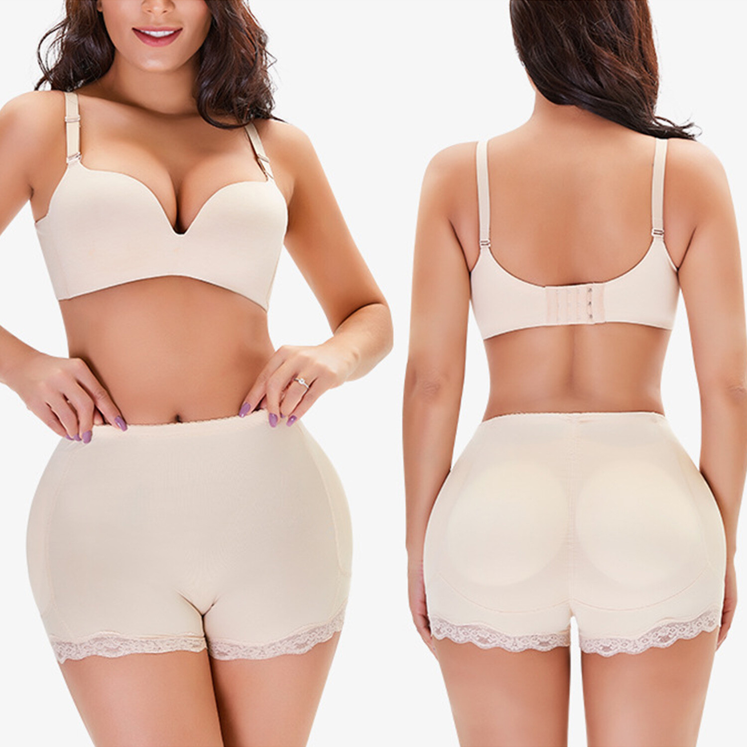 Women’s Hip Lifter Butt Enhancer Booty Padded Underwear Panty Shapewear Fake Ass