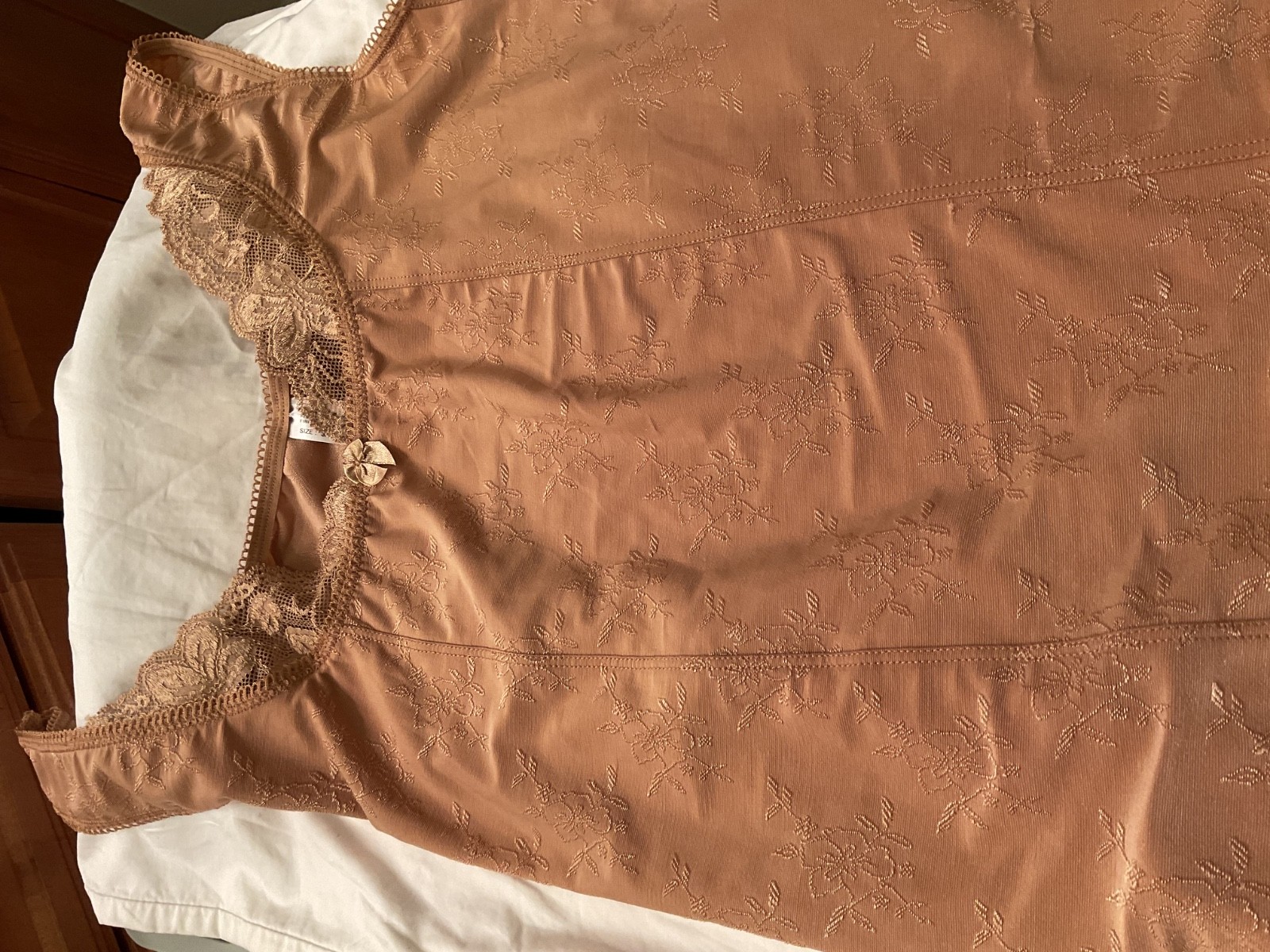 Delta Burke Lingerie Tan Cami & Shorts Sz 3X