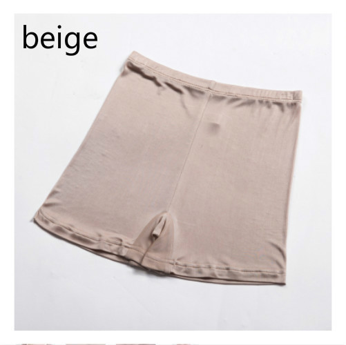 Women Knitted 100% Pure Silk Knickers Boxers Panties Underwear Underpants Beige