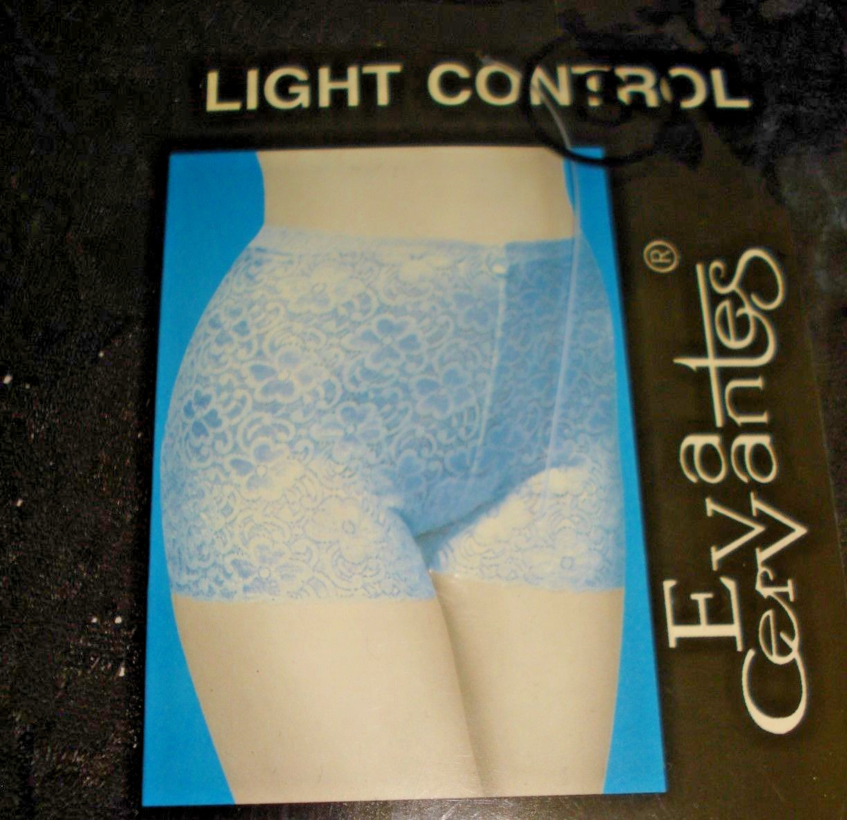 NISP Women’s Sz S BLACK LACE Pantie Girdle Light ControL Eva Cervantes L6974
