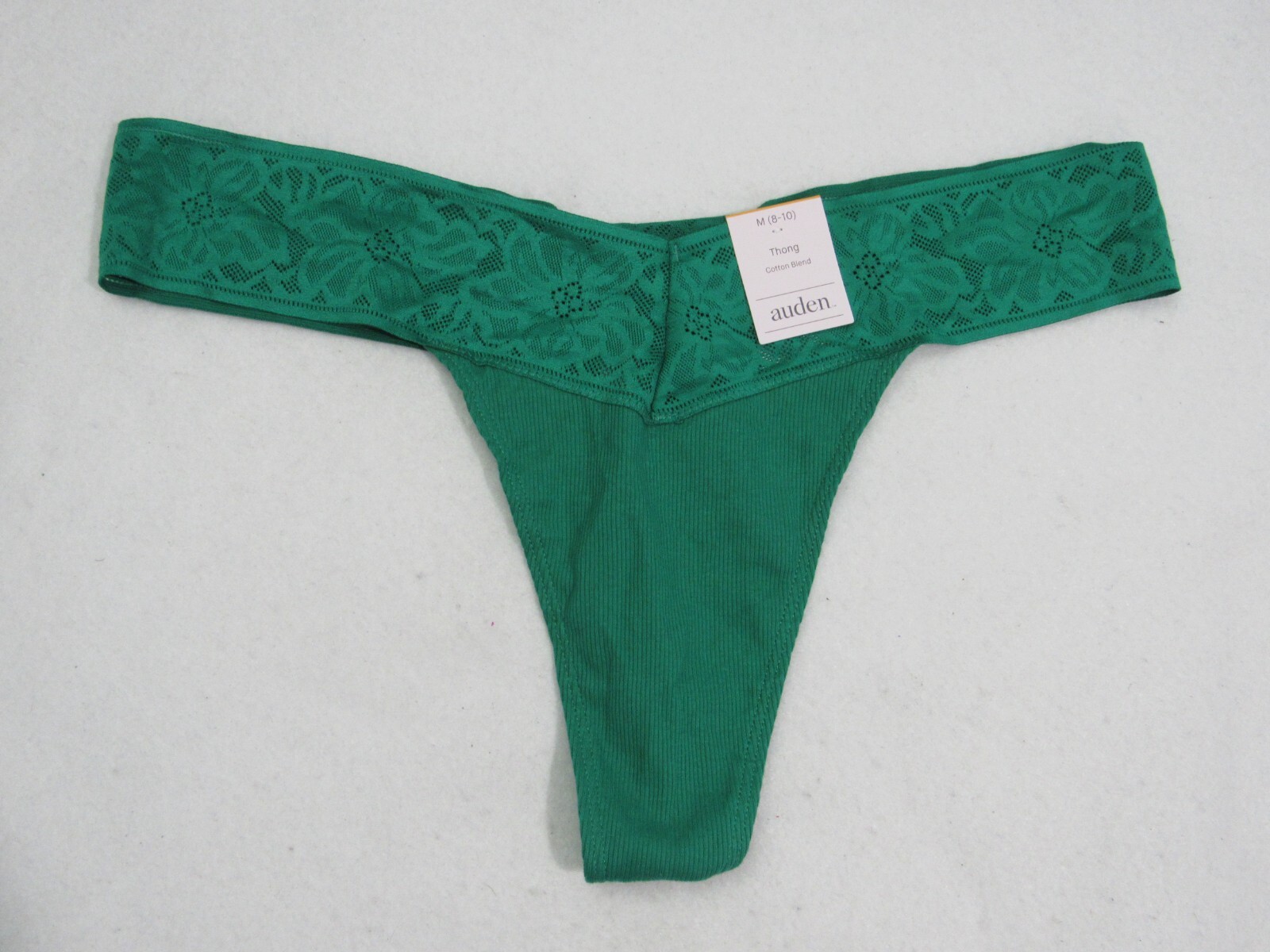 Auden Women’s Variety Thong 2 Pack Panties Size Medium 8-10