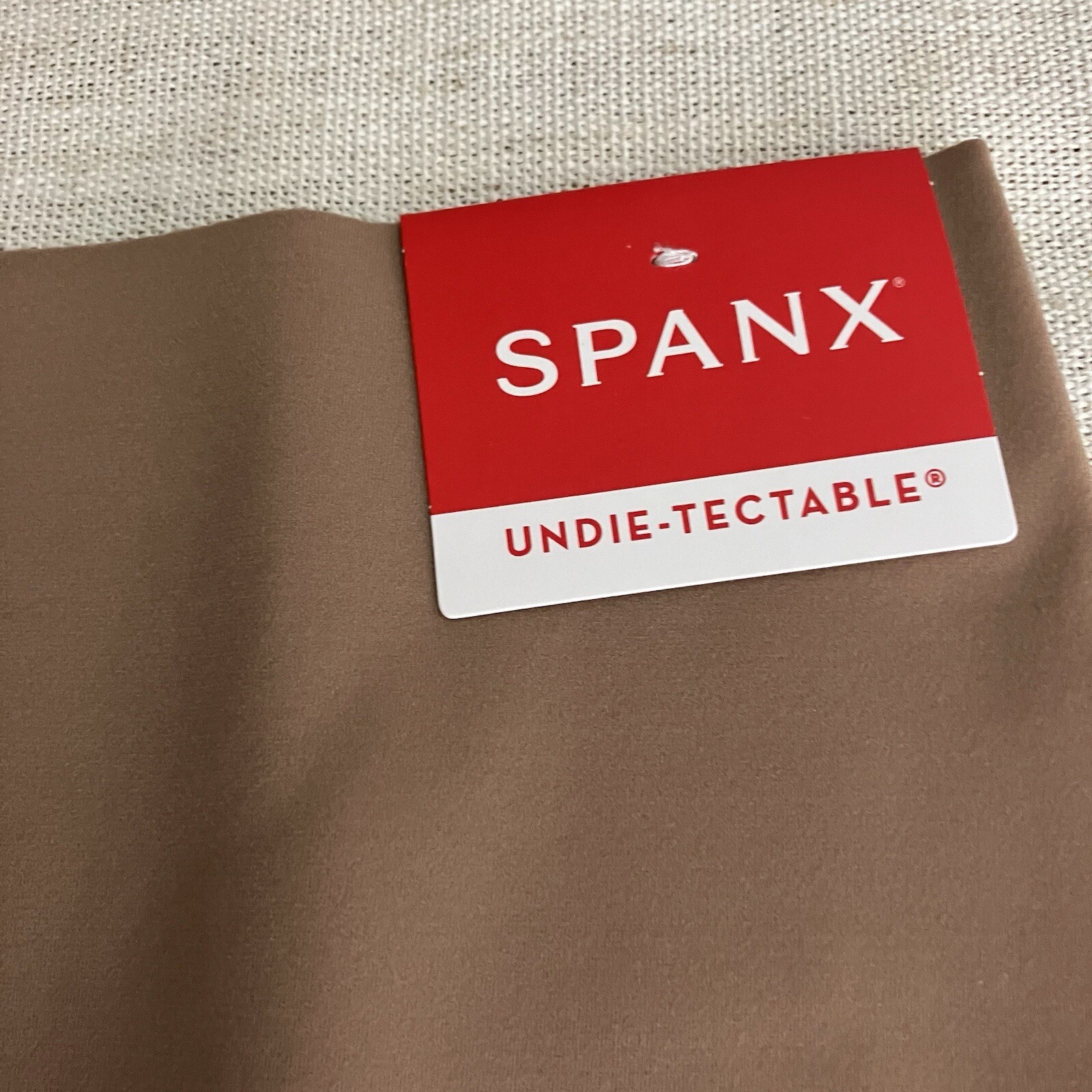 SPANX Undie-Tectable Thong Cafe Au Lait Ladies Size Small Underwear NWT