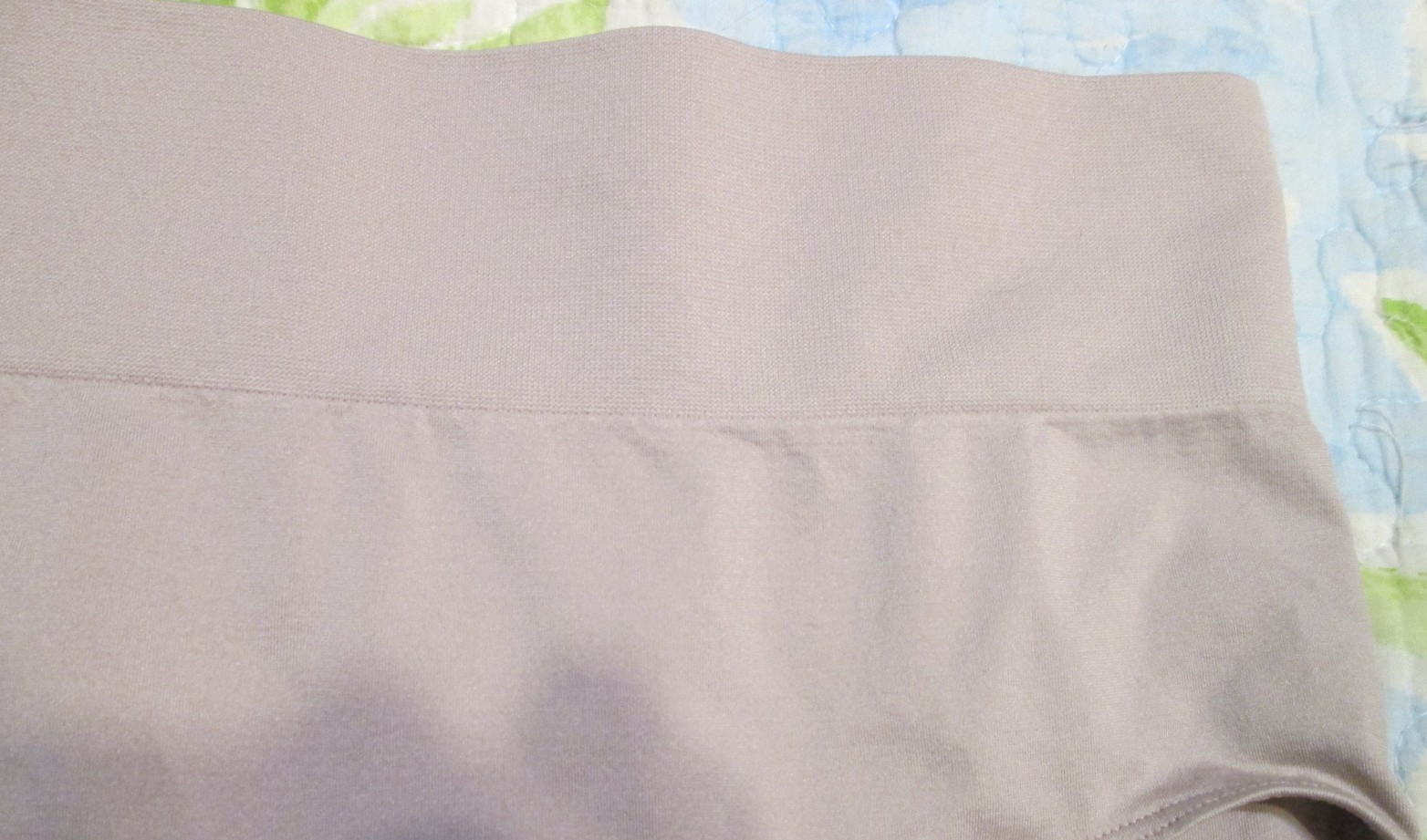 Hanes Ladies brief panty-sz 9-2XL-1 pr-taupe-no muffin top-NYLON-stretchy-NWOT