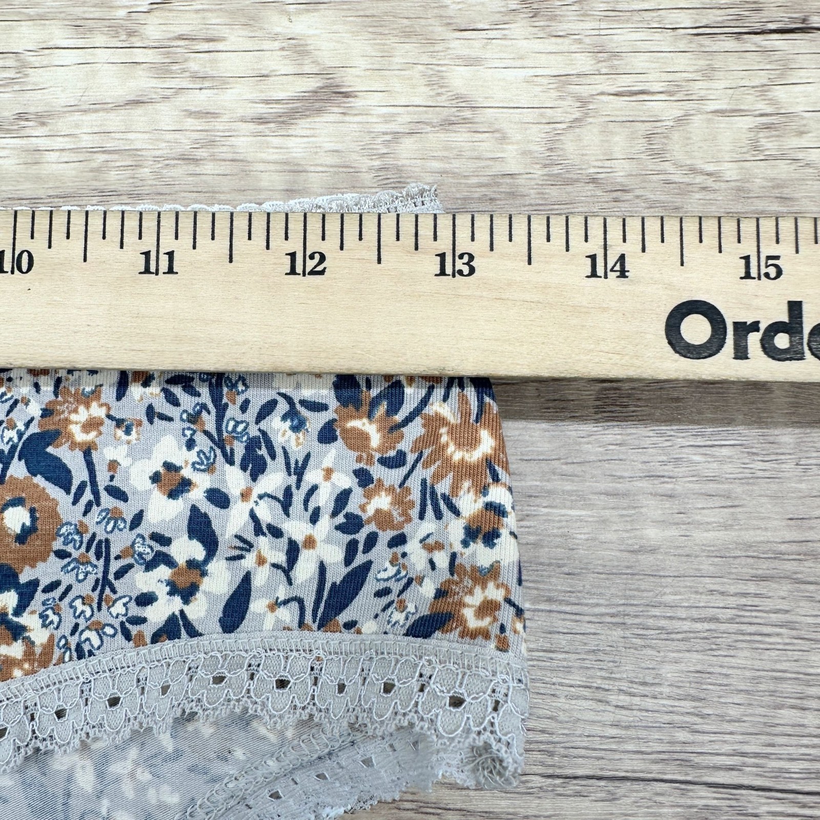 Pact Women’s Organic Cotton Hipster Panties 5 Pack S Floral Multicolor Lace Trim
