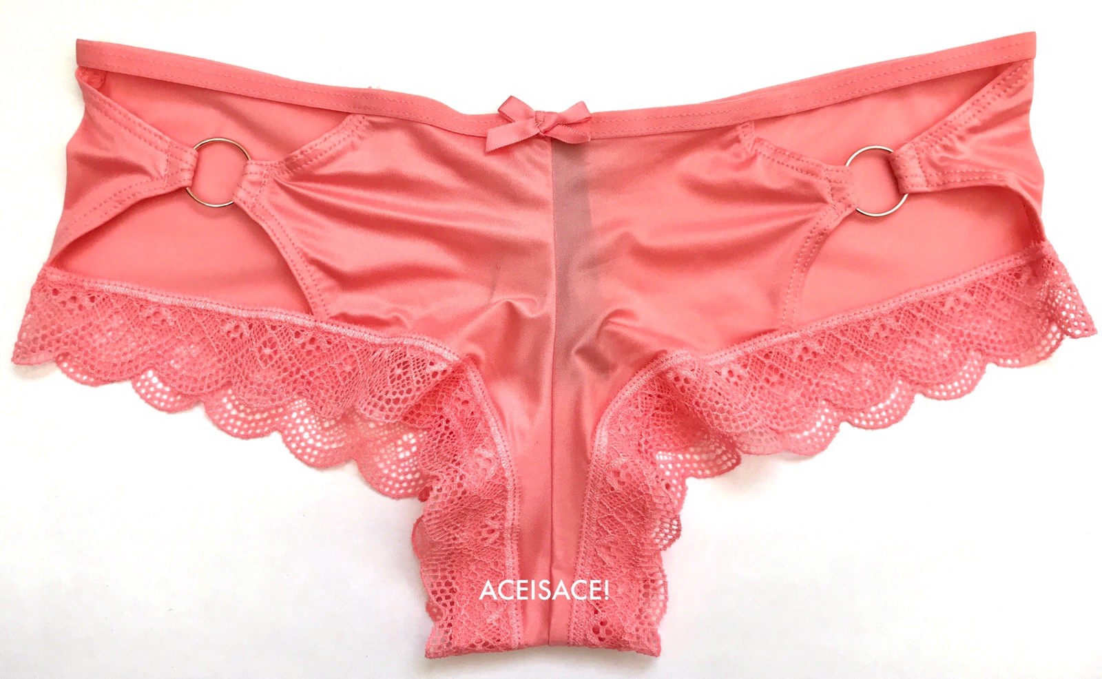 NWT*Victoria’s Secret Very Sexy Side Ring Cheeky Panty—JOY PINK (3)—XL/XG