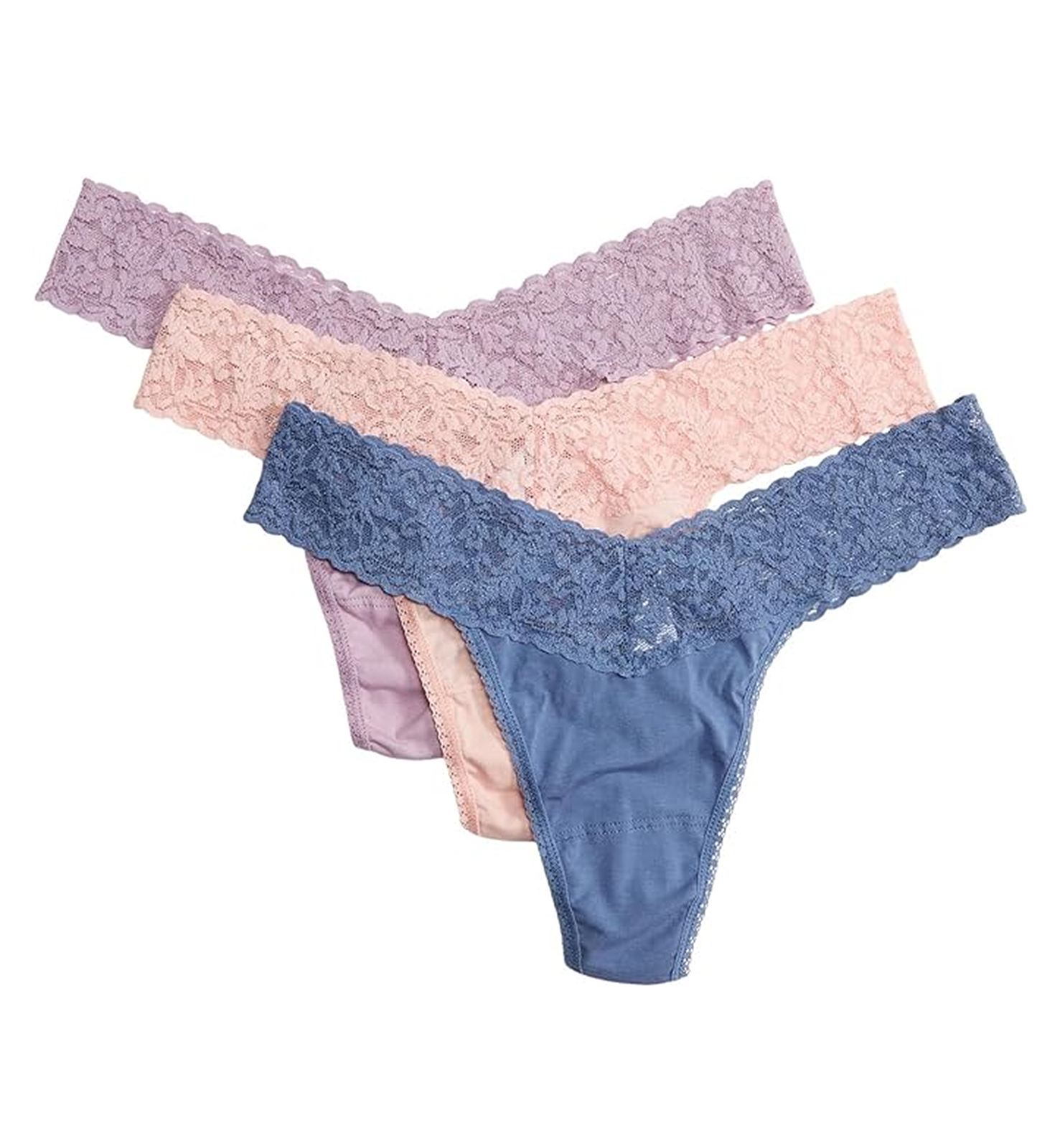 Hanky Panky 3-PACK Original Rise Cotton Thong (8918013PK)